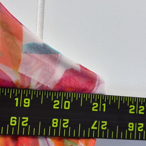 London Times Pleated Drop Waist Dress Women Sz. 14W Artsy Whimsical Abstract NWT - Picture 5 of 10